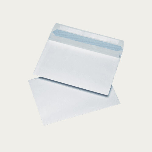 500 White C5 Non Windowed Self Seal Envelopes (162mm x 229mm)