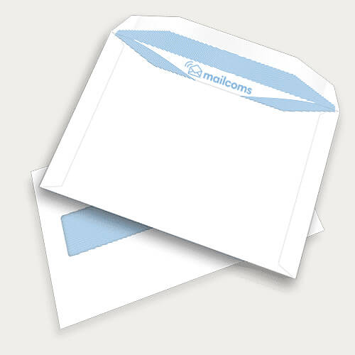 500 White C5+ Gummed Windowed (45mm x 90mm Window) Folding Inserting Machine Envelopes (162mm x 235mm)