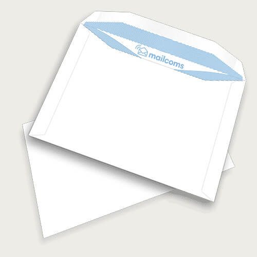 500 White C5+ Gummed Non-Windowed Envelopes (162mm x 235mm)