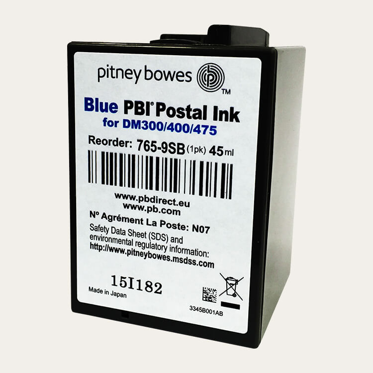 Pitney Bowes SendPro C Auto+ Ink - Authentic Smart Blue Ink Cartridge